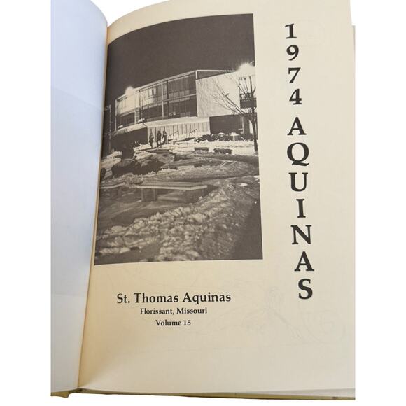 Yearbook 1974 Aquinas High School Florissant Missouri MO St Thomas Reflections - Picture 2 of 8